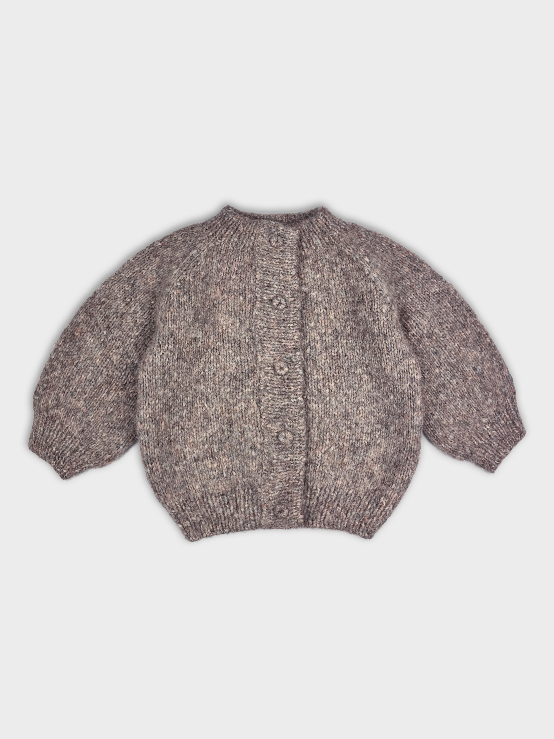 Oat Hand-Knit Cardigan