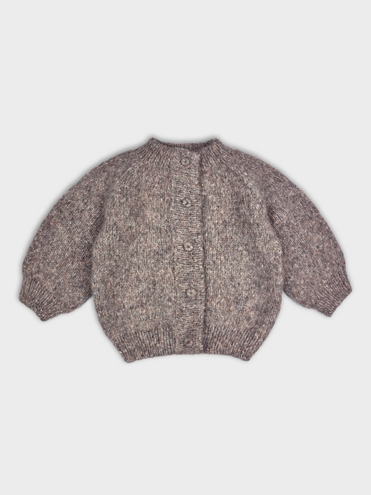 Oat Hand-Knit Cardigan