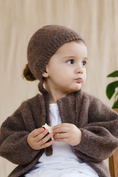 Load image into Gallery viewer, Rich Brown Hand-Knit Bonnet