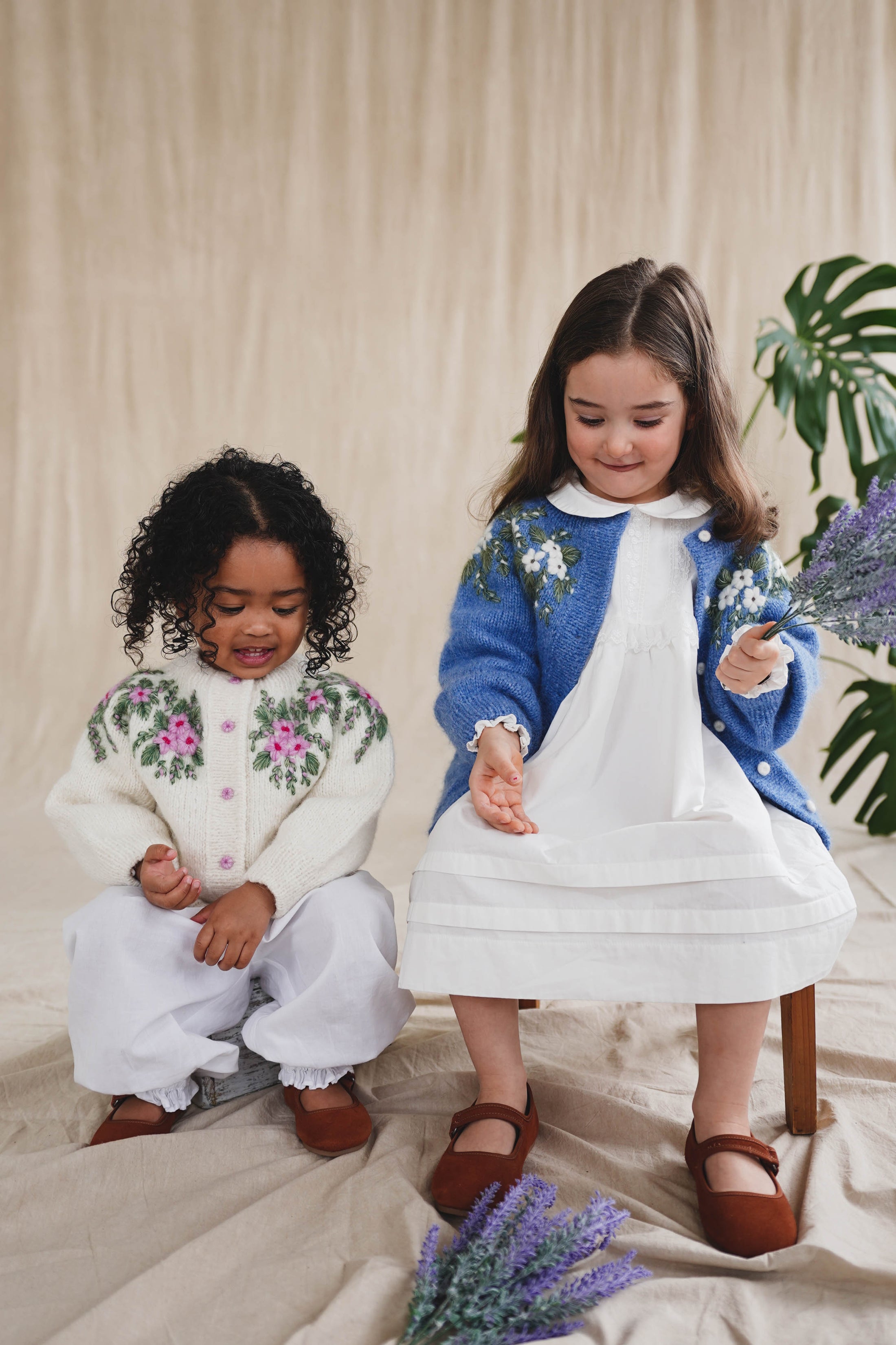Bluebell Hand-Knitted Cardigan
