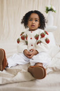Load image into Gallery viewer, Strawberry Fields Hand-Knitted Cardigan
