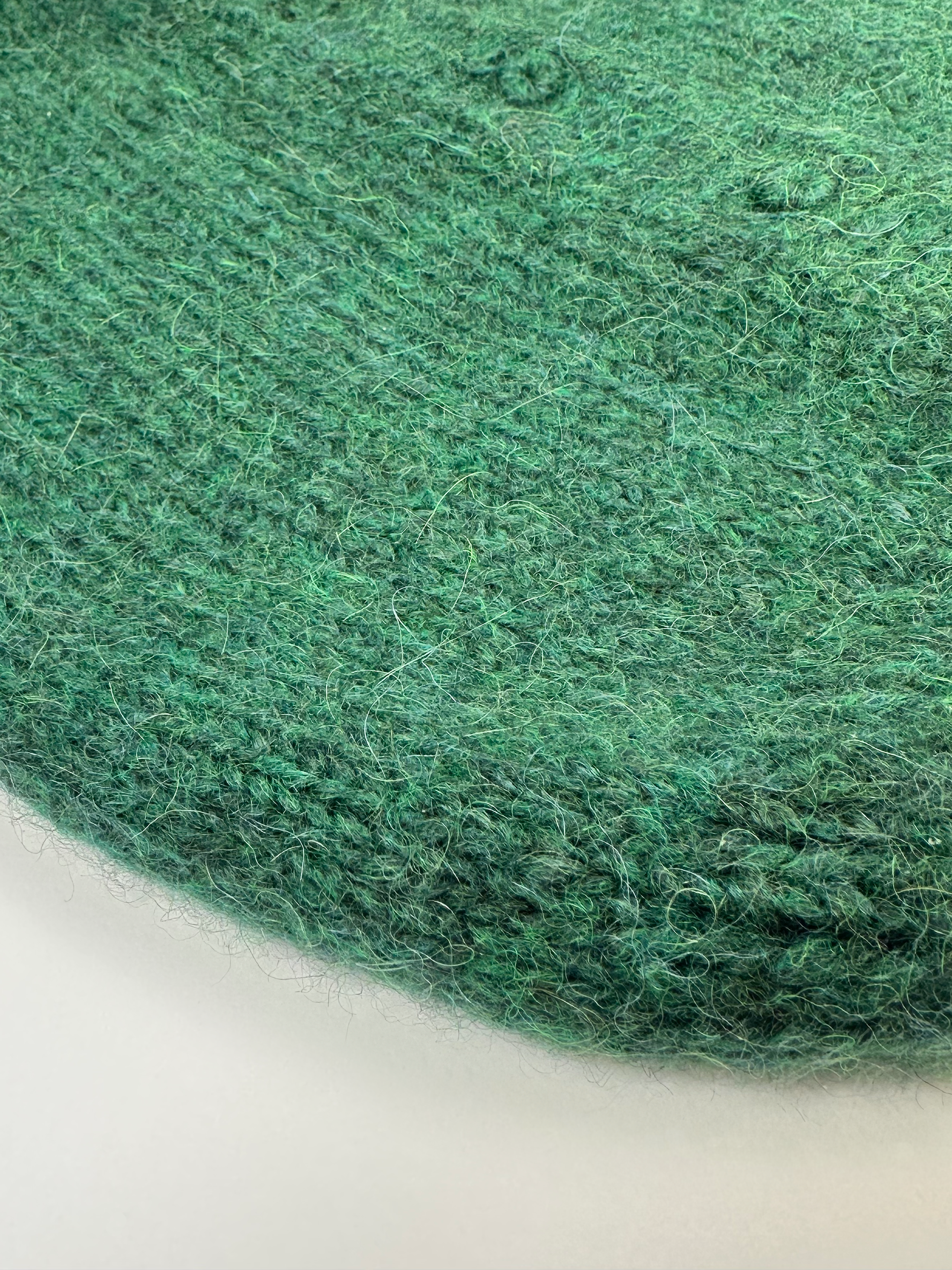 Forest Green Hand-Knit Cardigan