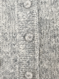 Load image into Gallery viewer, Pale Grey Hand-Knit Cardigan
