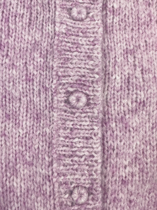 Pink Hand-Knit Cardigan