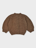 Load image into Gallery viewer, Rich Brown Hand-Knit Cardigan