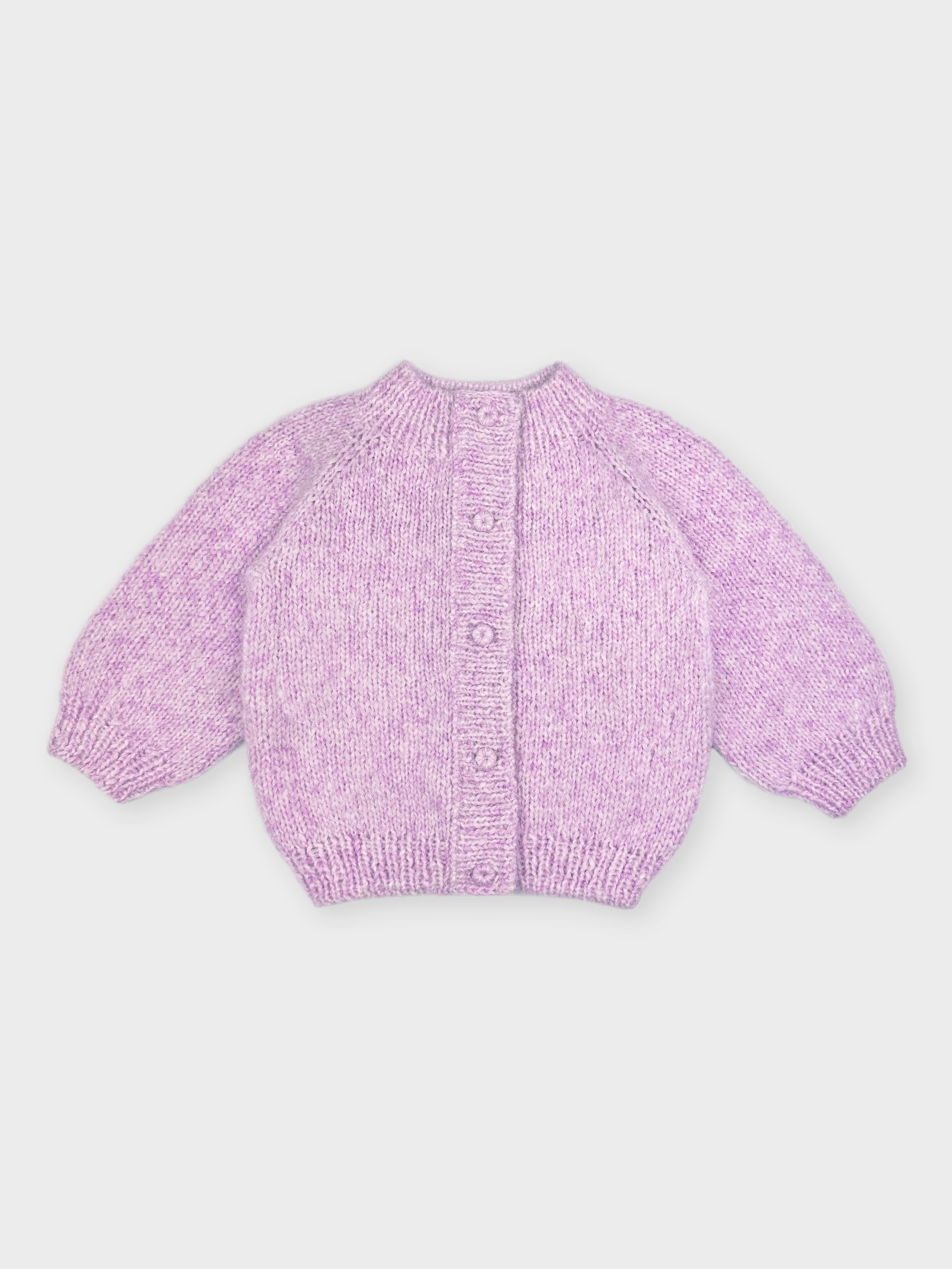 Pink Hand-Knit Cardigan