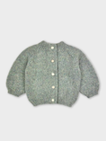 Load image into Gallery viewer, Sea Green Hand-Knit Cardigan