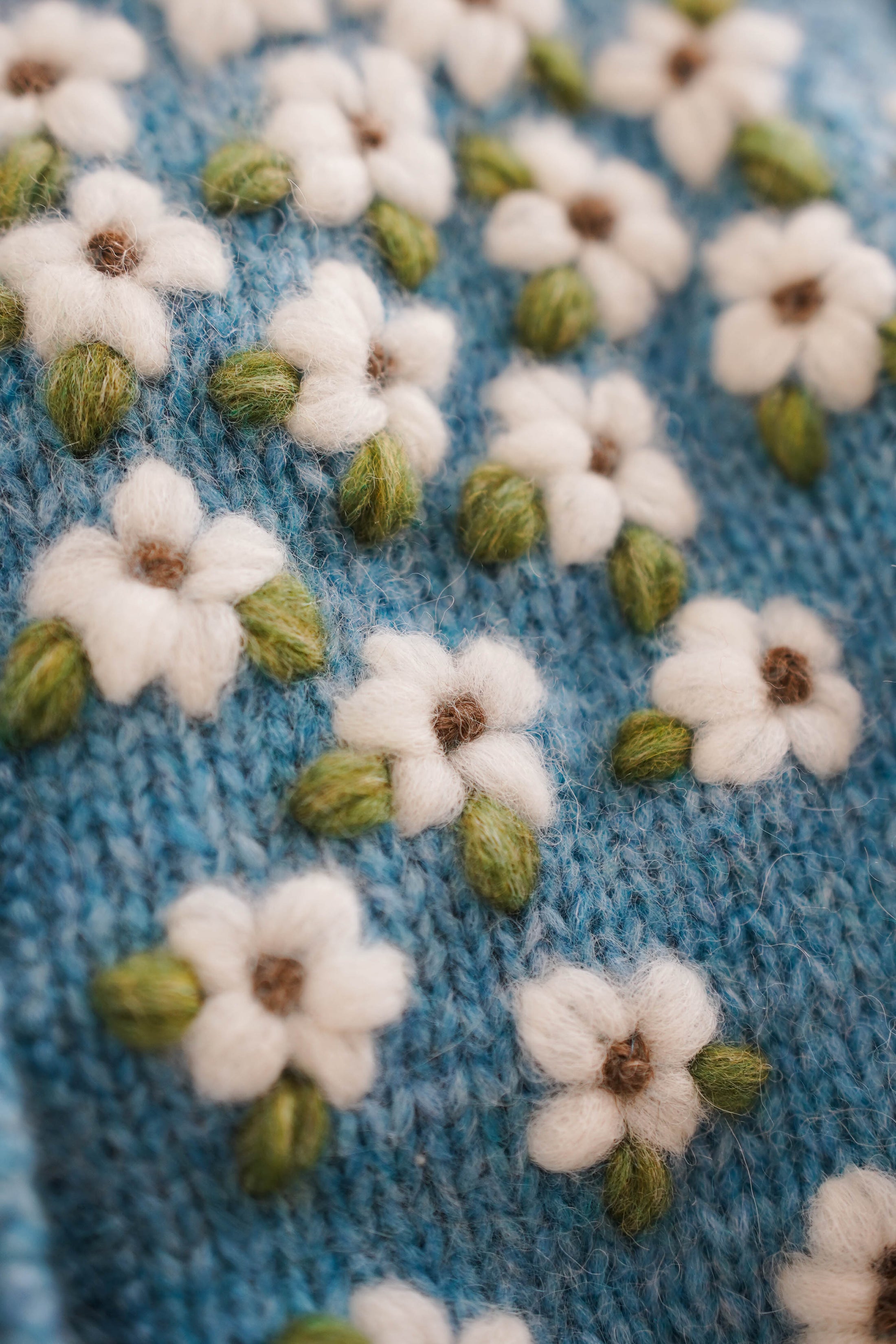 Daisywave Hand-Knitted Cardigan