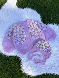 Load image into Gallery viewer, Pale Daisies Hand-Knitted Cardigan
