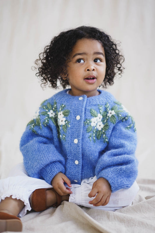 Bluebell Hand-Knitted Cardigan