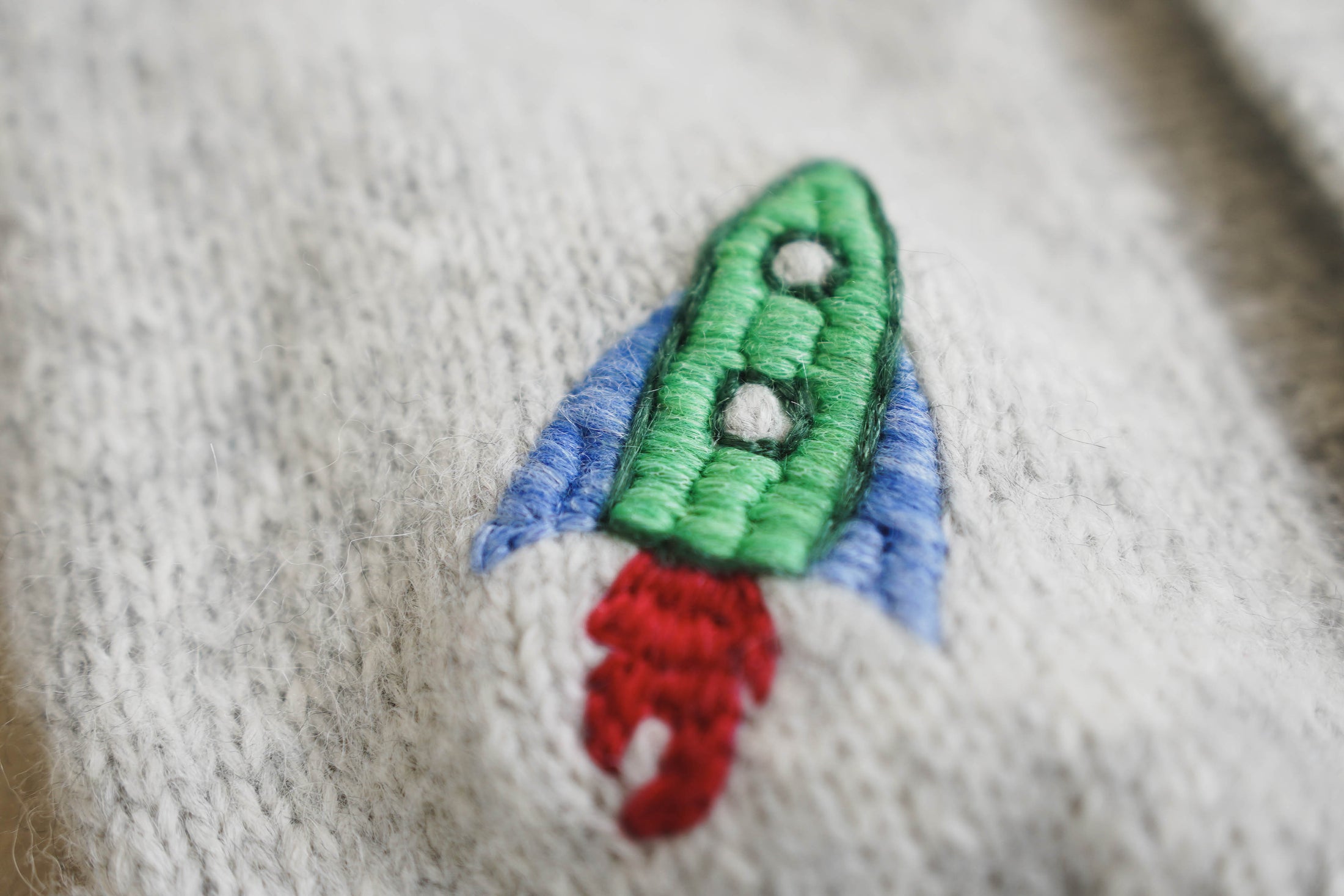 Rocket Hand-Knitted Cardigan