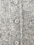 Load image into Gallery viewer, Pale Grey Hand-Knit Cardigan
