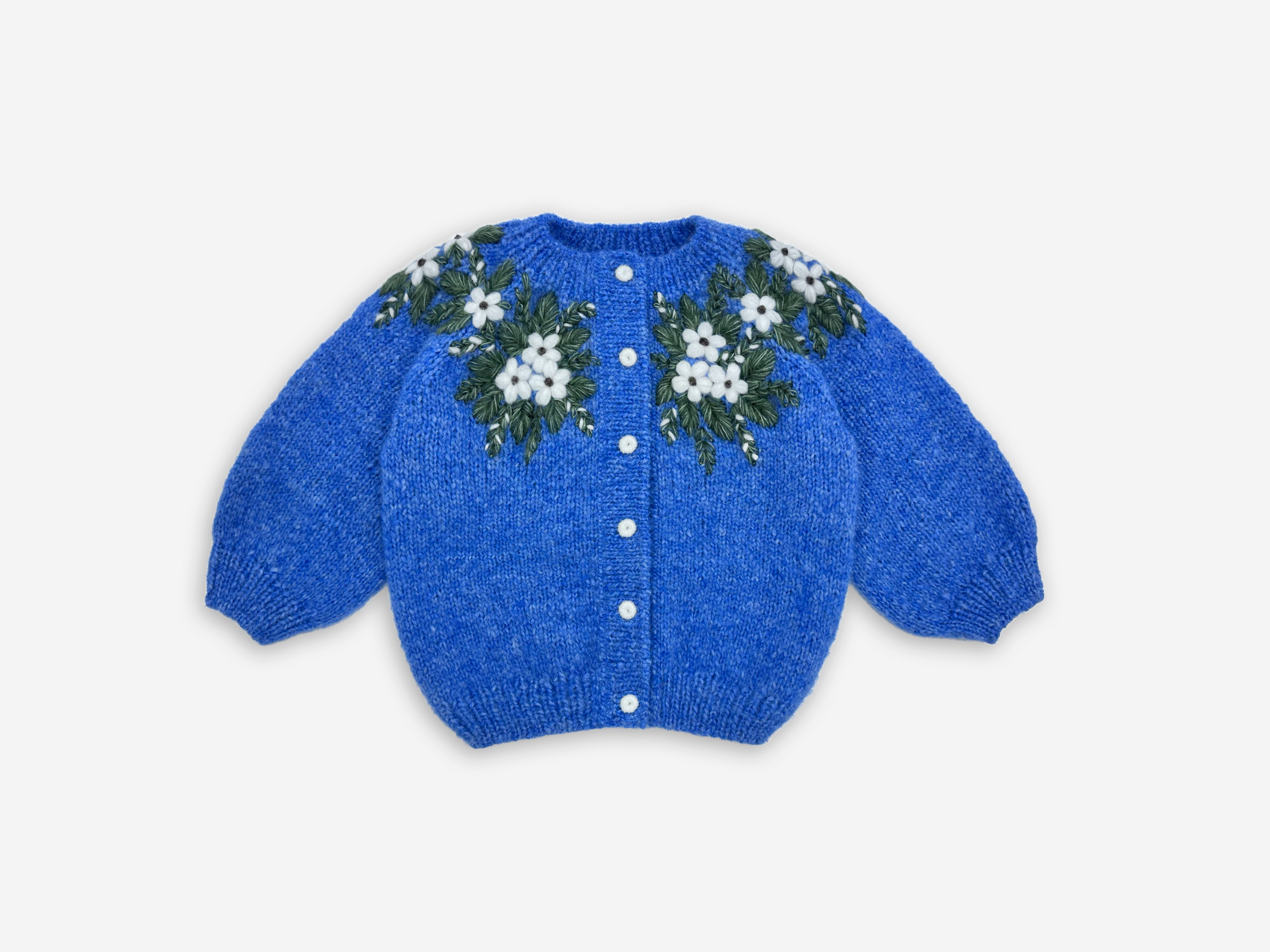 Bluebell Hand-Knitted Cardigan