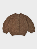 Load image into Gallery viewer, Rich Brown Hand-Knit Cardigan
