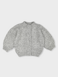 Load image into Gallery viewer, Pale Grey Hand-Knit Cardigan
