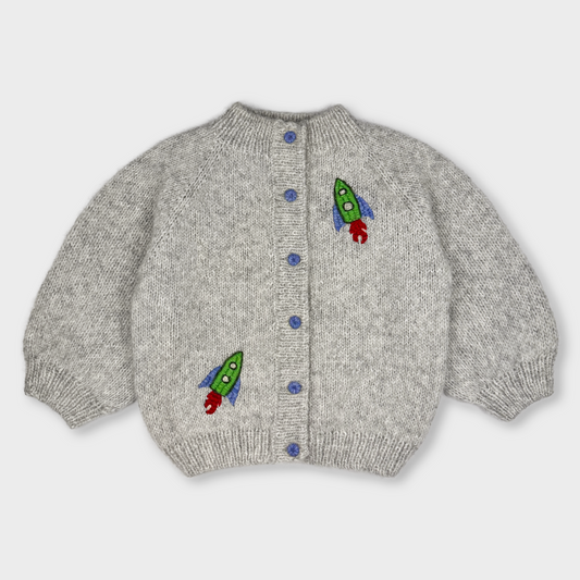Rocket Hand-Knitted Cardigan