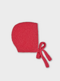 Load image into Gallery viewer, Rose Pink Hand-Knit Bonnet

