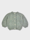 Load image into Gallery viewer, Sea Green Hand-Knit Cardigan

