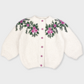 Load image into Gallery viewer, Botanical Hand-Knitted Cardigan
