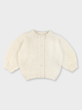 Load image into Gallery viewer, White Hand-Knitted Cardigan
